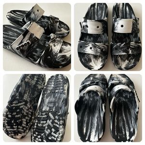 Super Cute CROCS Slides, Sz 10